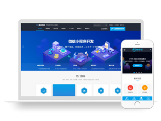 网络公司高端精品模板大气自适应源码php手机wap网站源码